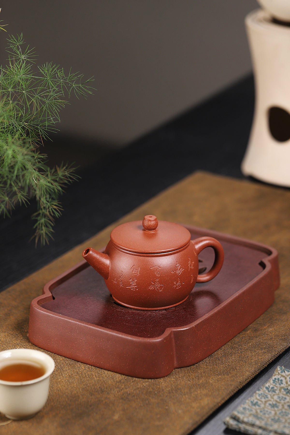 Hanwa Teapot in Jiangpo Clay, 180 ml