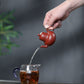 Siting Teapot in Yixing Zisha Clay, 100 ml