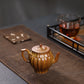 Gaolinghua Yixing Zisha Teapot, Duan Clay, 250 ml