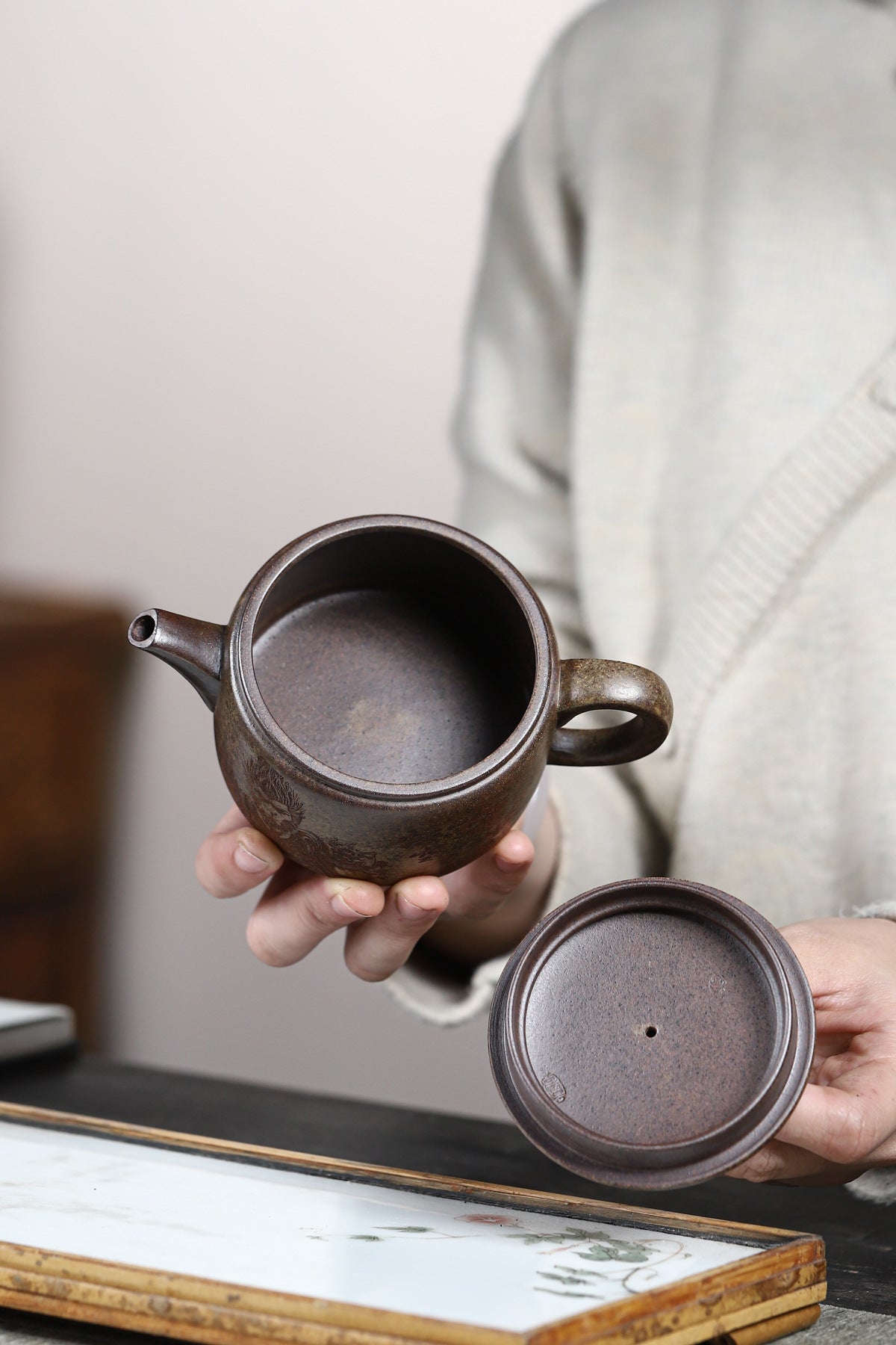 Wukong Hanwa Zisha Clay Teapot, 220 ml