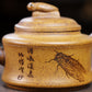 High temperature bamboo rhyme raw ore high temperature purple clay pot
