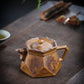 monk's hat high temperature segment mud purple sand teapot