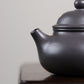 Rongtian Dezhong Teapot in Tianqing Zisha Clay, 180 ml