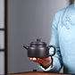 Dezhong Yixing Zisha Teapot 250ml raw ore black mud