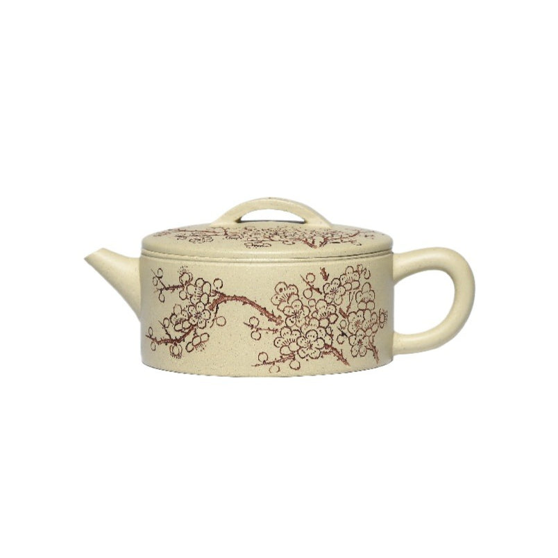 Plum Blossom Hanwa Zisha Teapot, Jiangpo Clay, 170 ml