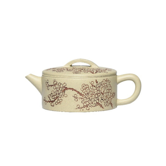 Plum Blossom Hanwa Zisha Teapot, Jiangpo Clay, 170 ml