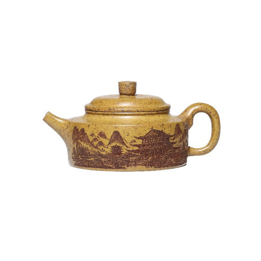 Zhoupan Zisha Teapot in High-Fired Duanni Clay, 240 ml