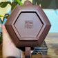 Handmade Yixing Zisha Teapot: Hexagon Xuehua, Qing Shui Ni Clay, 380ml Gongfu Tea Pot