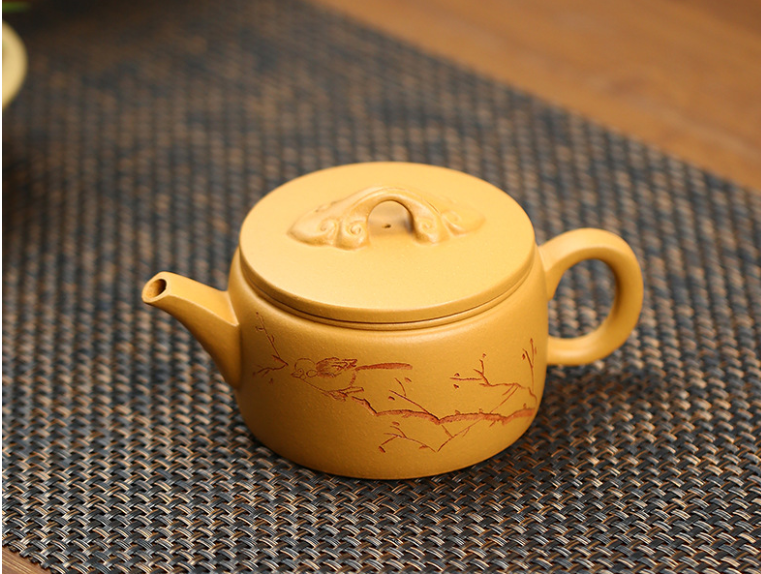 Ruyi Hanwa Yixing Zisha Teapot 250ml raw ore purple sand