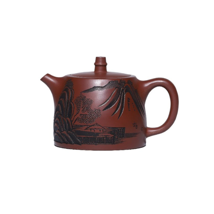 Dezhong Teapot in Longxuesha Clay, 430 ml