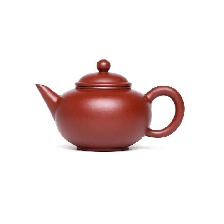 Shuiping Teapot in Dahongpao Clay, 100 ml