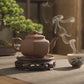Handmade Yixing Zisha Teapot: Hexagon Xuehua, Qing Shui Ni Clay, 380ml Gongfu Tea Pot