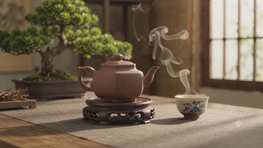 Handmade Yixing Zisha Teapot: Hexagon Xuehua, Qing Shui Ni Clay, 380ml Gongfu Tea Pot