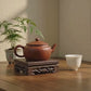 Yixing Zhuni Lotus Teapot | Artisan Purple Clay Gongfu Tea Pot 240ml