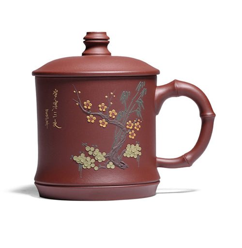 Handmade Zisha Cup Purple Clay