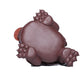 Golden Toad Yixing Purplue Sand Tea Pet Purple Clay Sculpture Tea Set