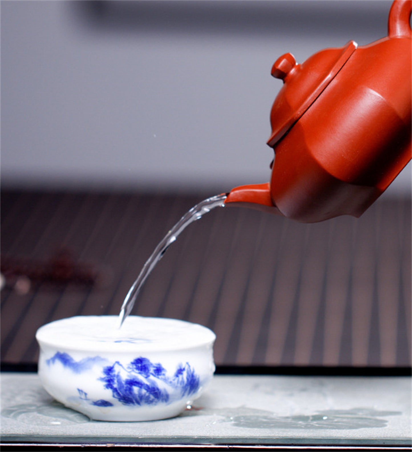 Yixing Zisha teapot purple sand Original Mine Pan Pot