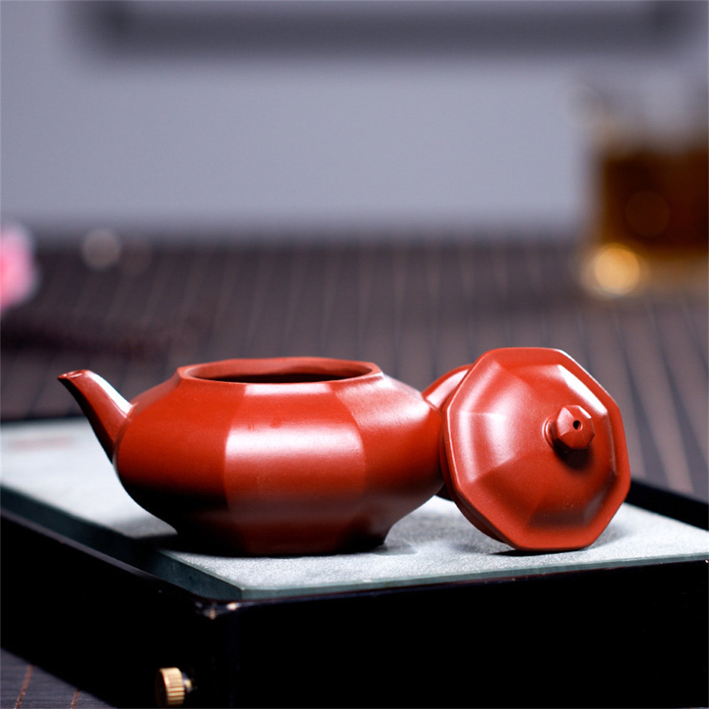 Yixing Zisha teapot purple sand Original Mine Pan Pot