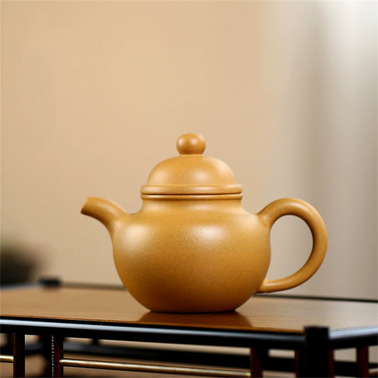 Duoqiu Yixing Zisha Teapot 180ml Original Mineral Duan Mud