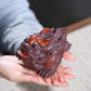 Golden Toad Yixing Purplue Sand Tea Pet Purple Clay Sculpture Tea Set