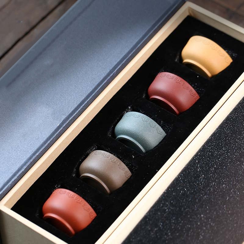 Five-Color Master Cup Single Cup Kombucha Tea Cup Small Cup - Bonony