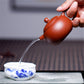 Yixing Teapot Kingdom Wang hand-made purple sand pot Dahongpao ball hole