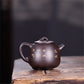 Zisha Teapot black gold sand high stone scoop small teapot kung fu tea set Gift package