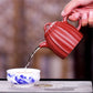 Zisha Teapot Dahongpao Rib Pattern Qinquan Small Teapot Gift package