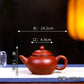 Zisha TeaPot Kingdom Wang hand-made purple clay pot Gift package