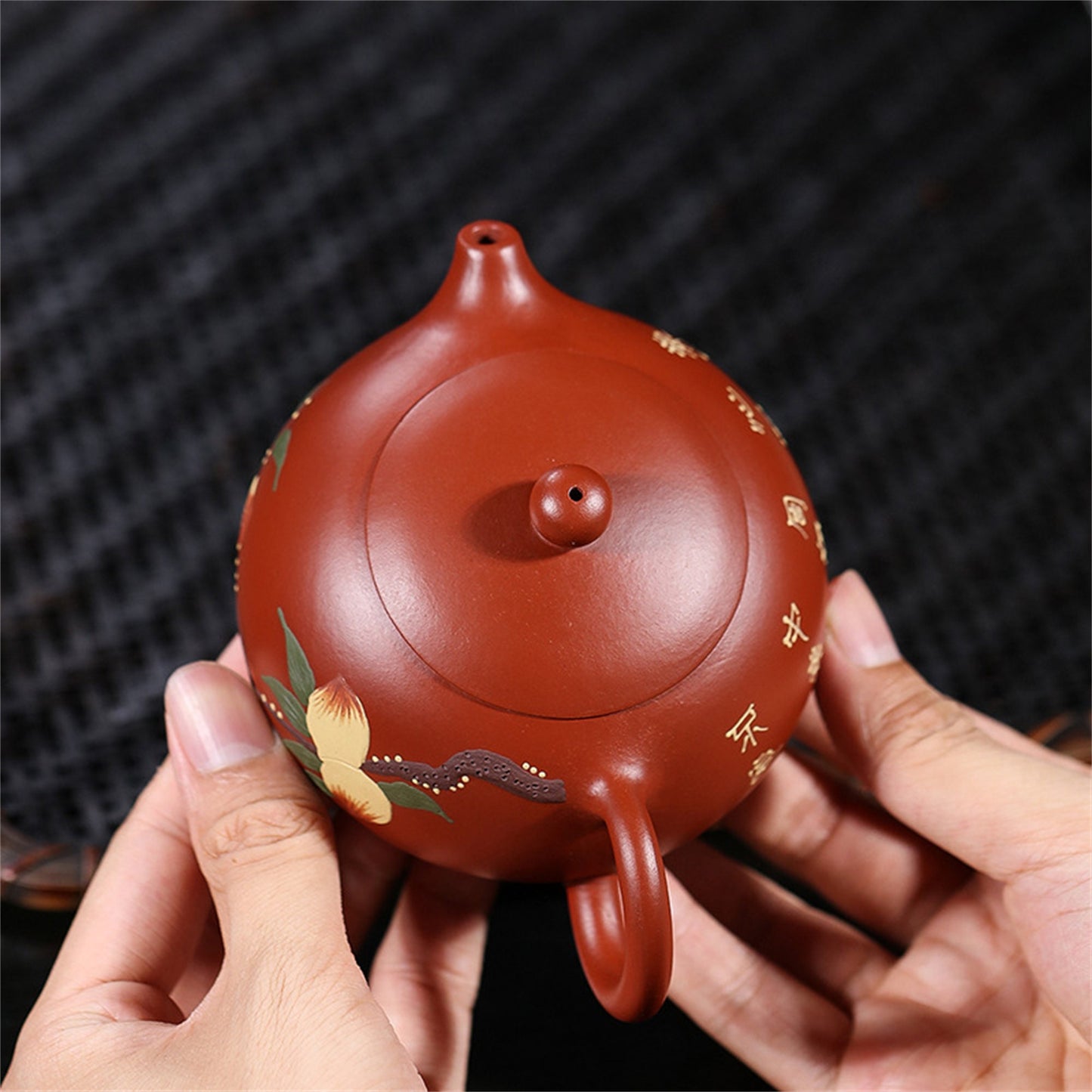 Zisha Teapot purple sand Dahongpao Shou Tao Xishi Gift package
