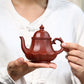 Zisha Teapot  Rib pattern lotus lamp pot famous original mine Dahongpao Gift package