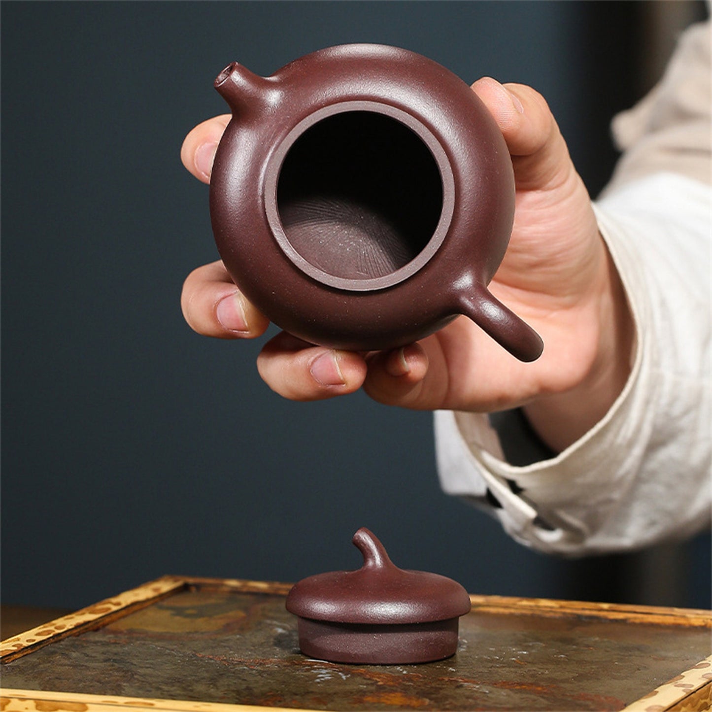 Zisha Teapot  original ore purple eggplant mud beautiful Gift package