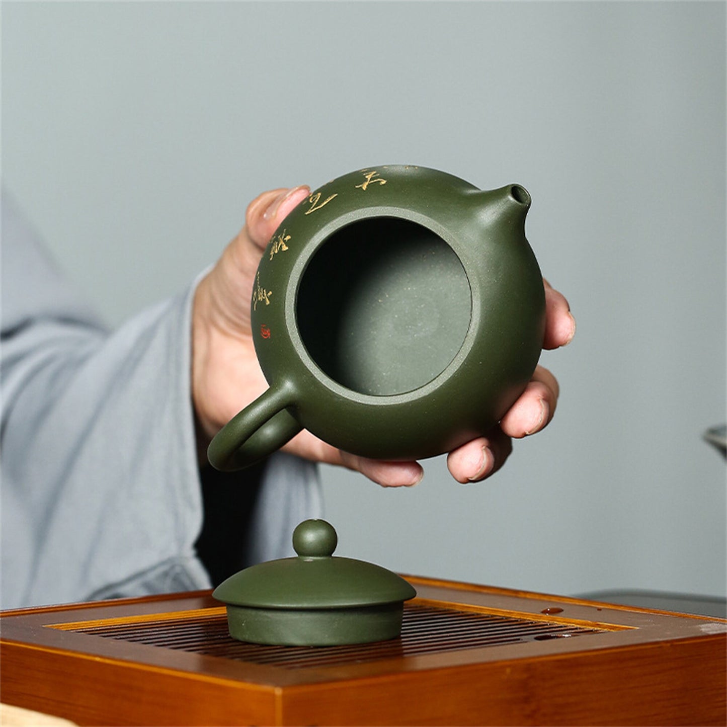 Zisha Teapot  purple sand Raw Mine Downhill Mud Gift package