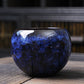 Jianzhan Ceramic kiln dragon egg cup tea bowl - Dark Blue